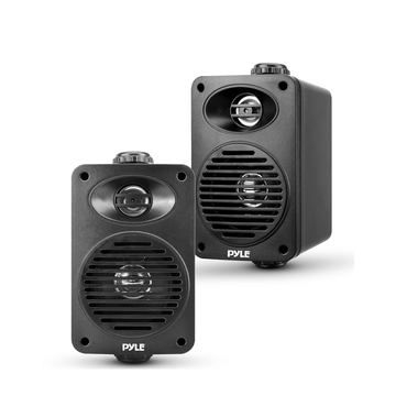 Bluetooth Indoor Outdoor Speakers Pair 200 Watt Dual Waterproof 3.5” 2-Way Full Range Speaker