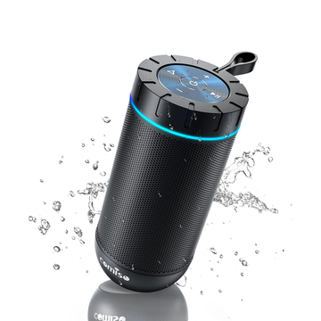Ultimate Bluetooth Speaker - IPX5 Waterproof, 360° HD Sound, Deep Bass, 24H Playtime, Perfect for Home, Outdoor & Beach Fun - Ideal Birthday Gift!