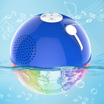 Ultimate Waterproof Bluetooth Speakers with RGBW Lights - Crystal Clear Stereo Sound, Rich Bass & Built-In Mic - Perfect for Pool, Spa & Travel!