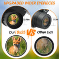 Versatile 10X25 Compact Binoculars for Adults & Kids - Perfect for Bird Watching, Travel, Hunting, Wildlife, Sports, and Concerts!
