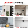 Bluetooth Indoor Outdoor Speakers Pair 200 Watt Dual Waterproof 3.5” 2-Way Full Range Speaker