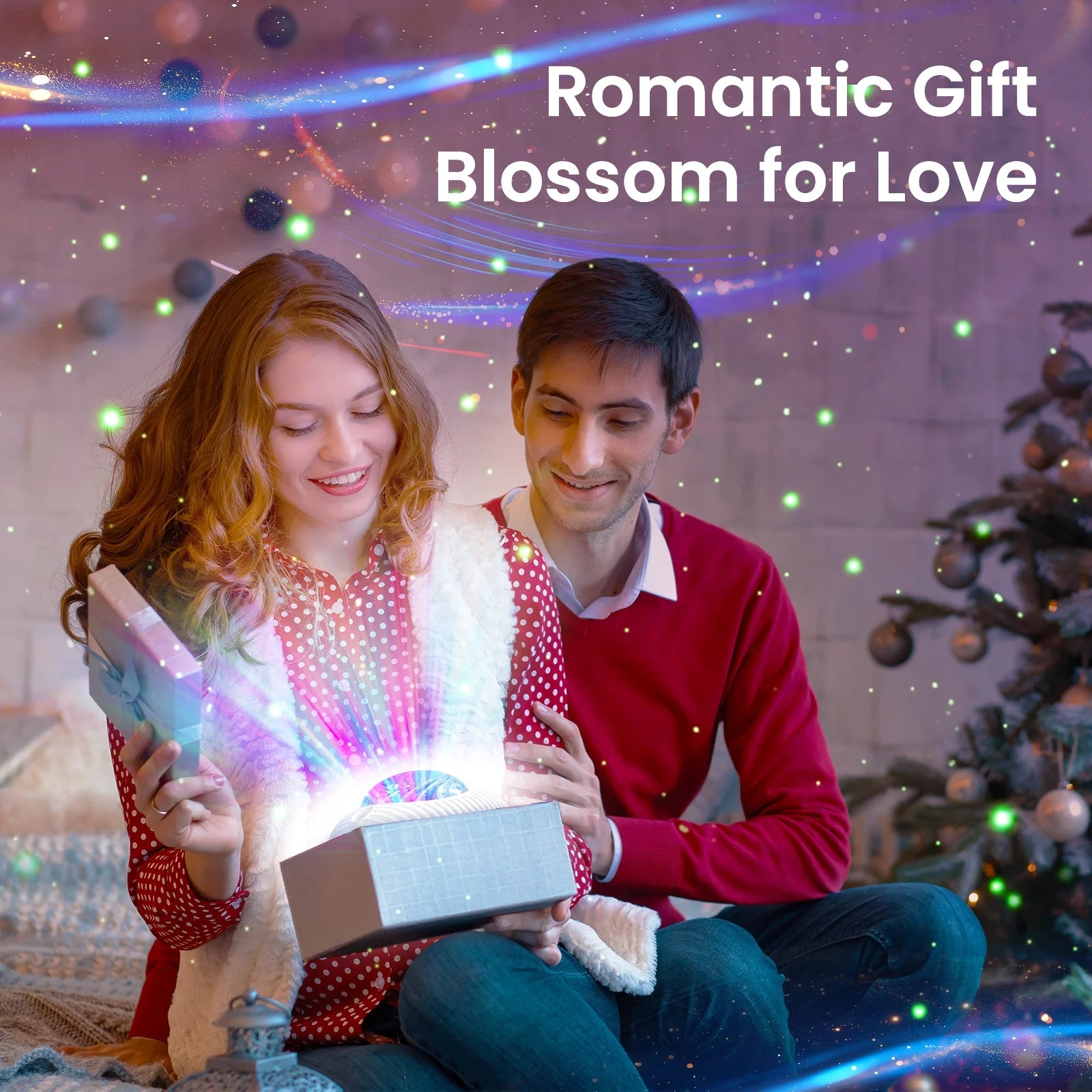 4-In-1 Star Projector, Galaxy Projector with 2 Modes & 5 White Noise, Timer and Remote, Room Decor for Kids & Adults, Romantic Gift for Valentine'S Day