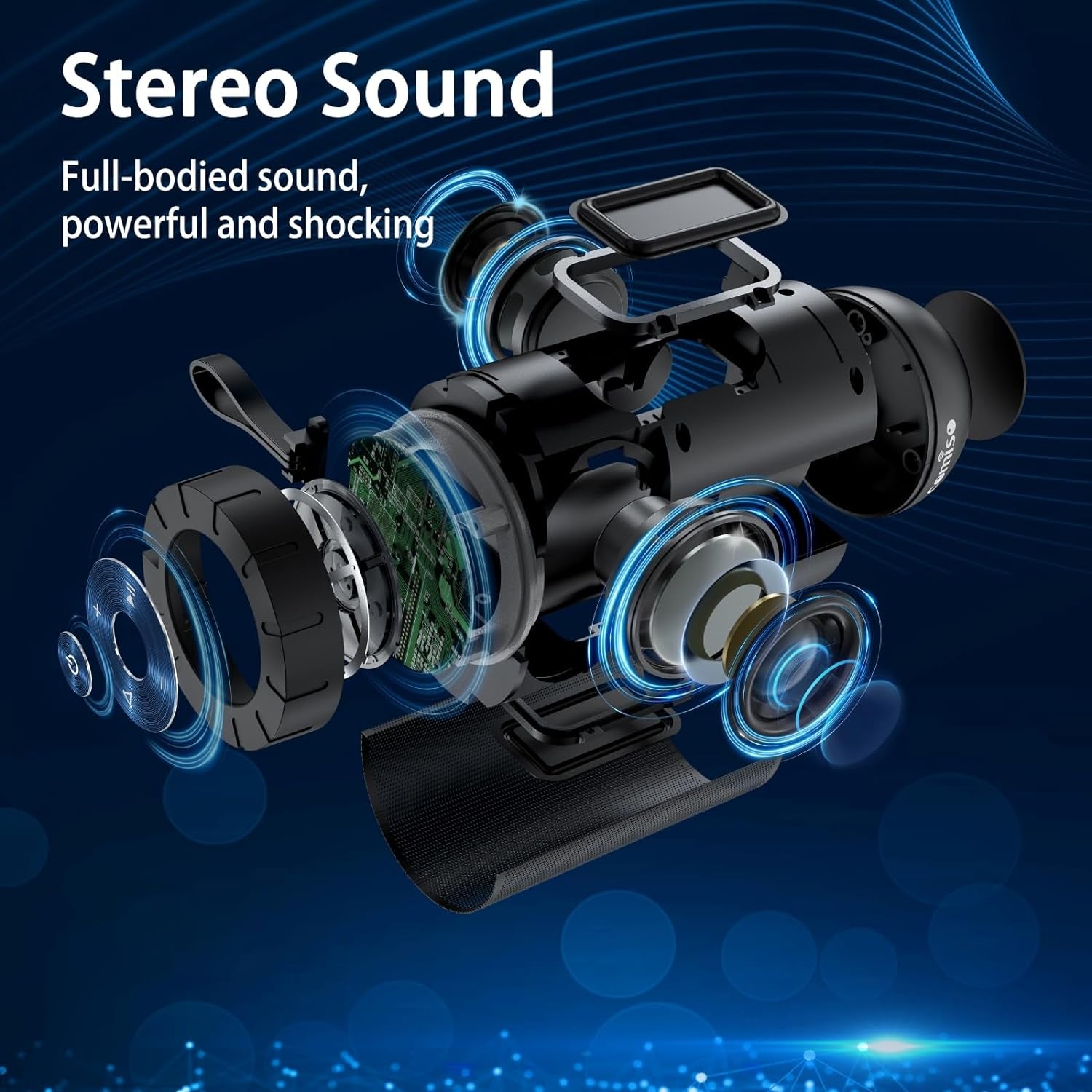 Ultimate Bluetooth Speaker - IPX5 Waterproof, 360° HD Sound, Deep Bass, 24H Playtime, Perfect for Home, Outdoor & Beach Fun - Ideal Birthday Gift!