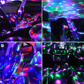 Disco Ball Party Strobe RGB Lights Sound Activated Karaoke Disco Lights with Remote Control for Party Club Bar Karaoke Holiday Dance Christmas Birthday Home Decoration