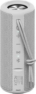 Ultimate Grey Waterproof Bluetooth Boombox Speaker - Perfect for Outdoor Adventures!