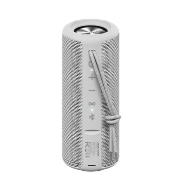 Ultimate Grey Waterproof Bluetooth Boombox Speaker - Perfect for Outdoor Adventures!