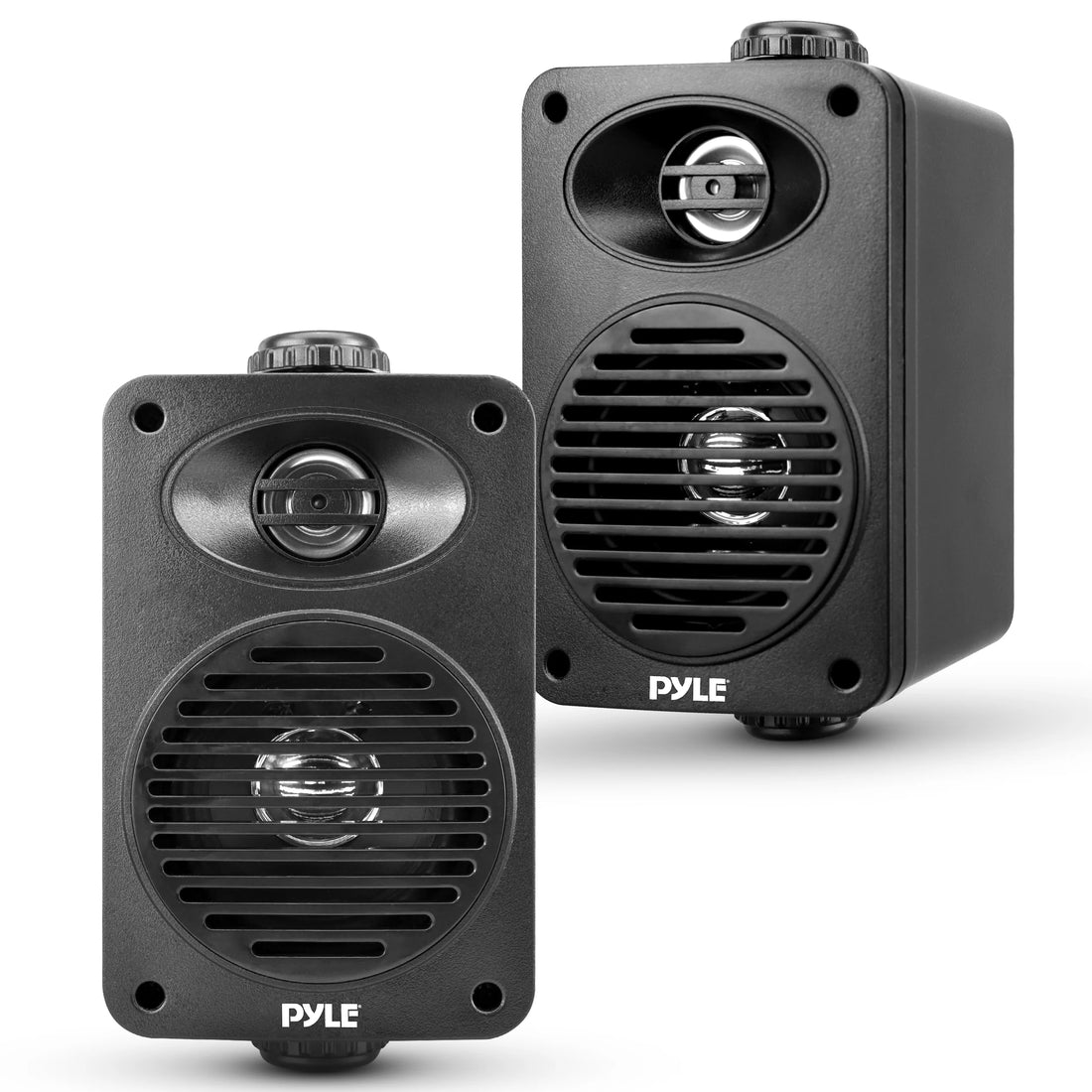 Bluetooth Indoor Outdoor Speakers Pair 200 Watt Dual Waterproof 3.5” 2-Way Full Range Speaker