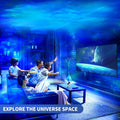 Astronaut Star Projector, Galaxy Ceiling Projector Starry Nebula Kids Night Light with Remote Control Timing & 360° Rotation Magnetic Head for Baby Home Bedroom Gaming Room Decor Christmas Party Decor
