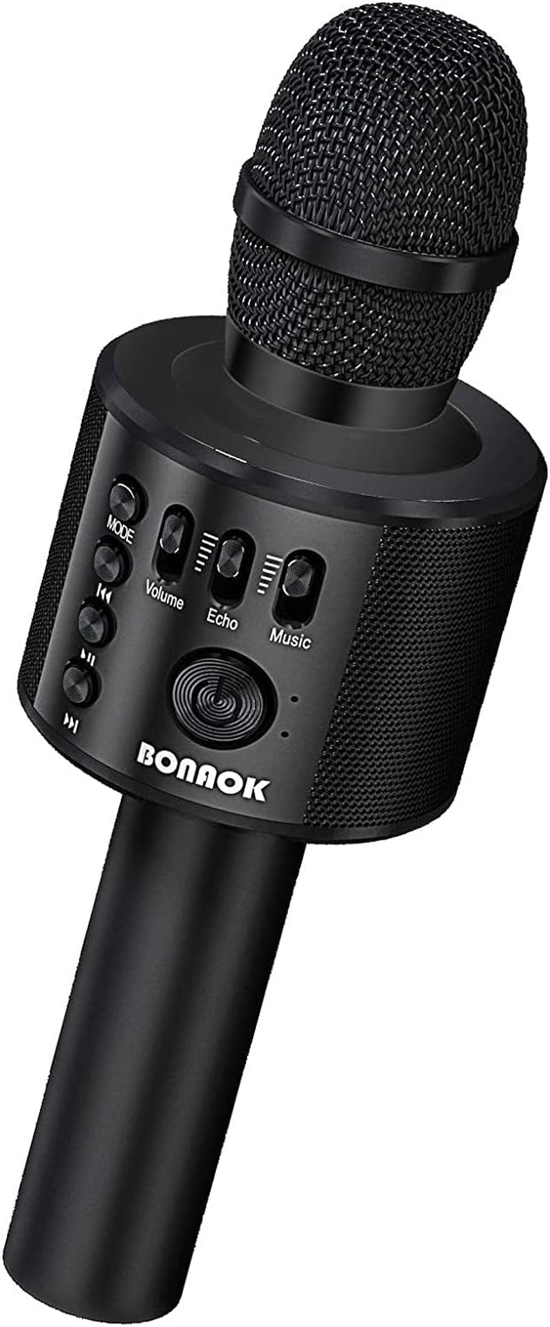 Ultimate Wireless Bluetooth Karaoke Microphone - 3-in-1 Portable Handheld Speaker for Home Parties & Birthdays - Compatible with All Smartphones (Black)