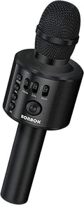 Ultimate Wireless Bluetooth Karaoke Microphone - 3-in-1 Portable Handheld Speaker for Home Parties & Birthdays - Compatible with All Smartphones (Black)