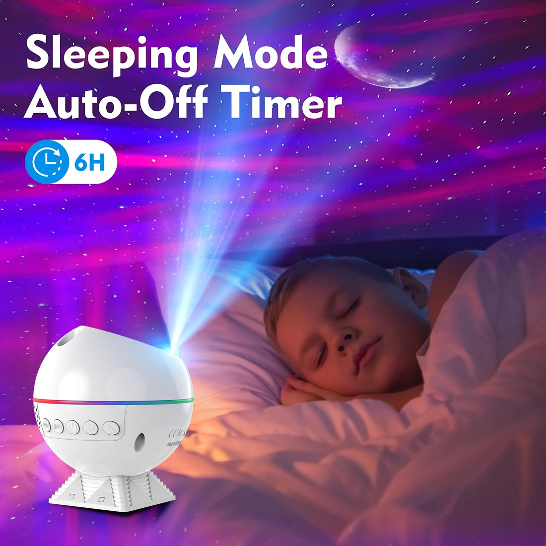 Galaxy Star Projector Night Light for Kids,White Color Changing Starry Nebula Projector with Remote ,Voice Control Child Gifts Led Lights for Bedroom