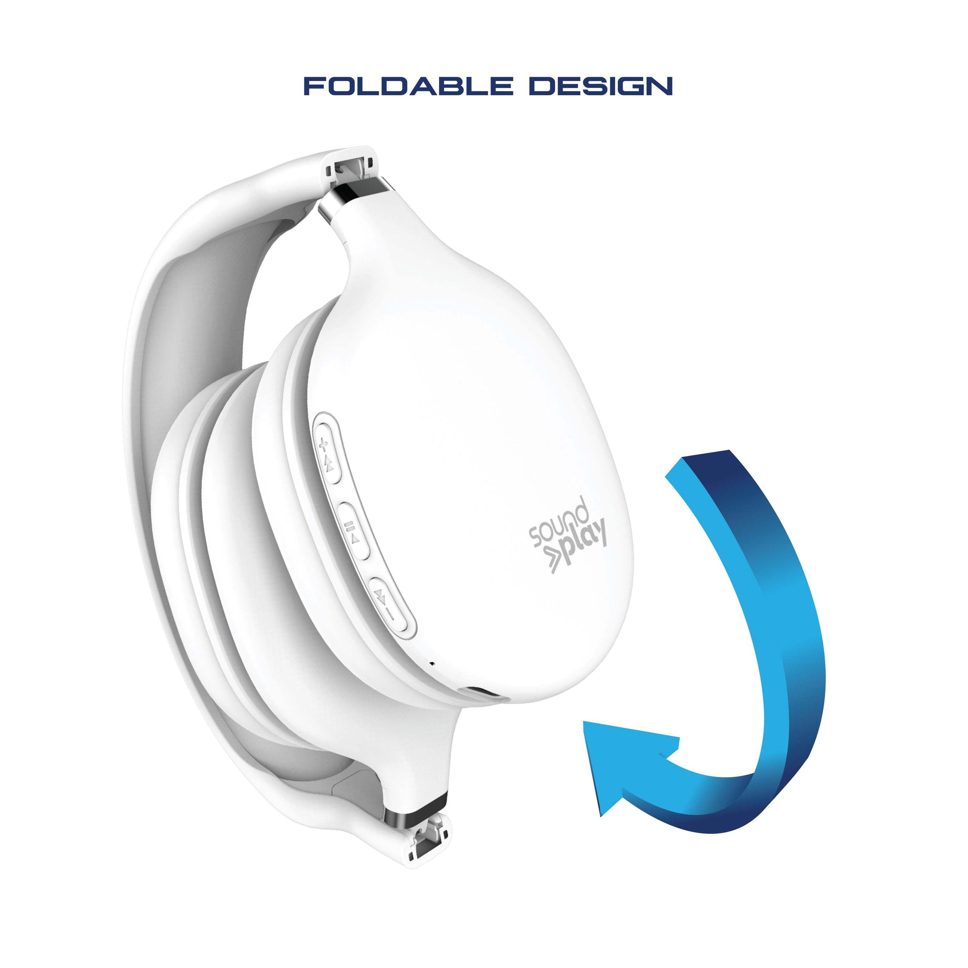 Ultimate Foldable Bluetooth Headphones with Built-In Mic - Over-Ear Comfort & Wireless Freedom
