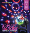 Multicolor LED Disco Party Projector, Rotating Light Show, Usb-Powered