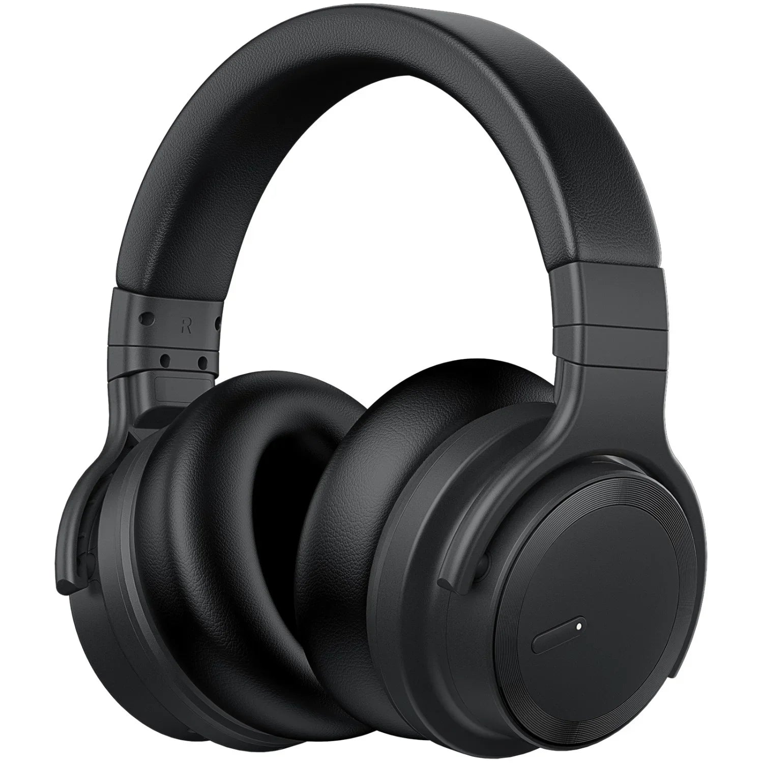 Premium Bluetooth Active Noise Cancelling Headphones - Wireless Over-Ear with Deep Bass, Comfortable Earpads & 30 Hours Playtime - Perfect for Travel & Work, Black