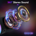 Ultimate Portable LED Bluetooth Speaker - Waterproof, 24H Playtime, Rich Bass, Perfect for Parties & Outdoor Adventures!