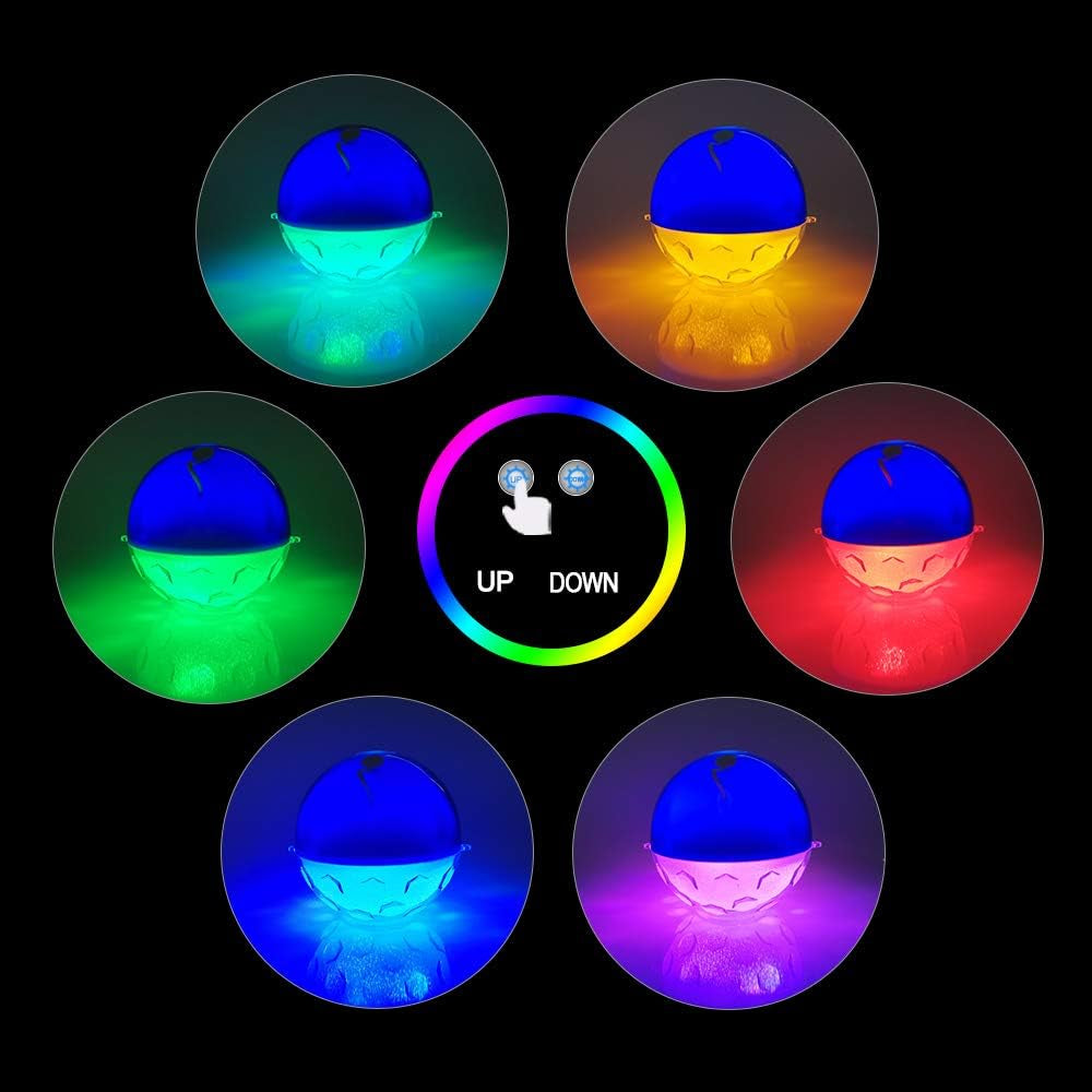 Ultimate Waterproof Bluetooth Speakers with RGBW Lights - Crystal Clear Stereo Sound, Rich Bass & Built-In Mic - Perfect for Pool, Spa & Travel!
