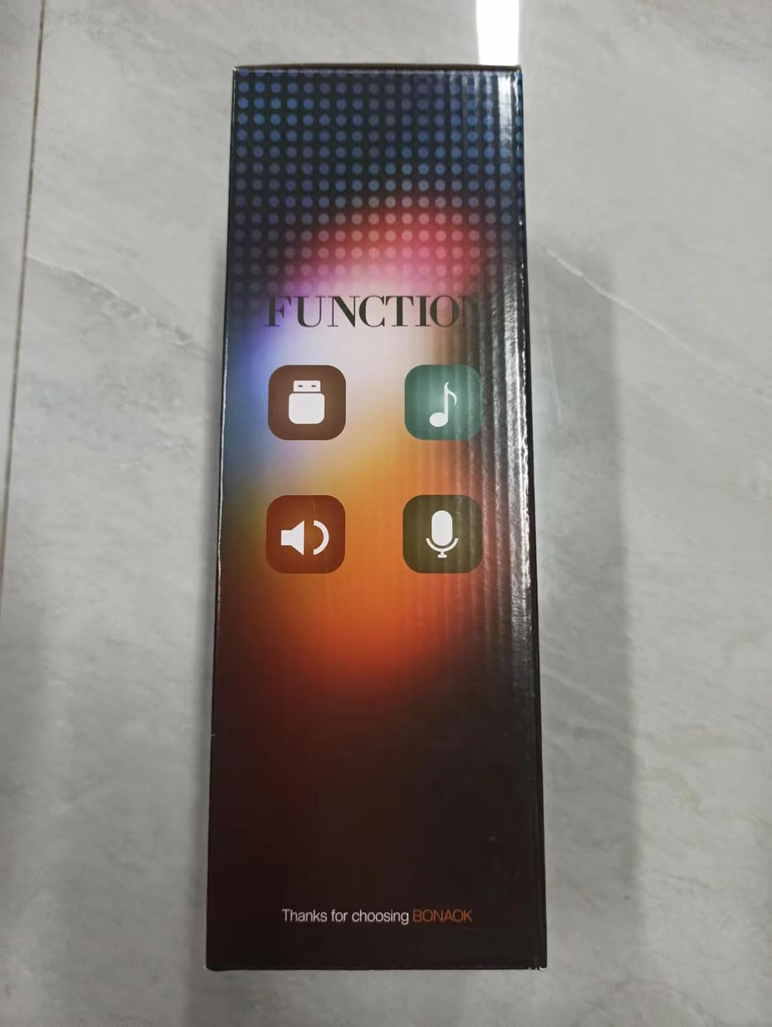 Wireless Bluetooth Karaoke Microphone with LED Lights - 4 in 1 Portable Karaoke Machine for Kids & Adults - Perfect Birthday & Holiday Gift (Q36 Silver)