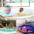 Ultimate Floating Pool Speaker with LED Lights - IP68 Waterproof Bluetooth Speaker for Parties, Louder Sound & Rich Bass, 82 Ft Wireless Range