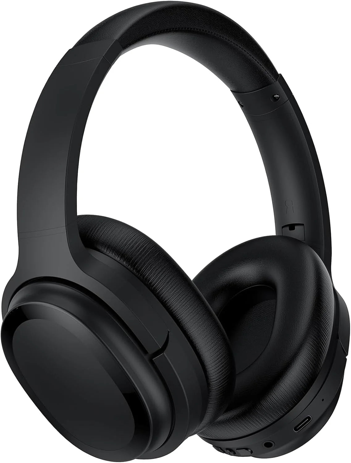 Premium Hybrid Active Noise Cancelling Wireless Headphones - Deep Bass, Clear Calls, 30H Playtime, Comfortable Fit, Bluetooth 5.2