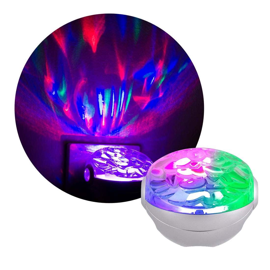 Motion  Northern Lights LED Night Light, Plug-In, Aurora Borealis, Galaxy, 30404, 7.16 In, 5.42 In