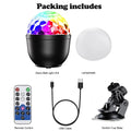 Disco Ball Party Strobe Lights Sound Activated Karaoke Disco Lights with Remote Control for Party Club Bar Karaoke Holiday Dance Birthday Ballroom Home Decoration