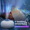 4-In-1 Star Projector, Galaxy Projector with 2 Modes & 5 White Noise, Timer and Remote, Room Decor for Kids & Adults, Romantic Gift for Valentine'S Day
