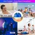 Ultimate Waterproof Bluetooth Speakers with RGBW Lights - Crystal Clear Stereo Sound, Rich Bass & Built-In Mic - Perfect for Pool, Spa & Travel!
