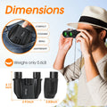 Versatile 10X25 Compact Binoculars for Adults & Kids - Perfect for Bird Watching, Travel, Hunting, Wildlife, Sports, and Concerts!