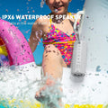 Ultimate Grey Waterproof Bluetooth Boombox Speaker - Perfect for Outdoor Adventures!