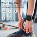 Wireless Wearable Bluetooth Speaker - Portable Wrist Speaker with Microphone, Water-Resistant White Noise Machine for Outdoor Sports and Running