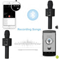 Ultimate Wireless Bluetooth Karaoke Microphone - 3-in-1 Portable Handheld Speaker for Home Parties & Birthdays - Compatible with All Smartphones (Black)