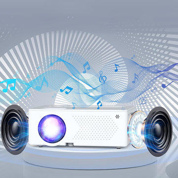 5G Wifi Projector with Bluetooth, 2024 Upgrade Native 1080P Projector for Outdoor & Camping, Wireless Mini Movie Projector Support 4K Resolution, for Home & Camping & Party