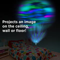 Motion  Northern Lights LED Night Light, Plug-In, Aurora Borealis, Galaxy, 30404, 7.16 In, 5.42 In