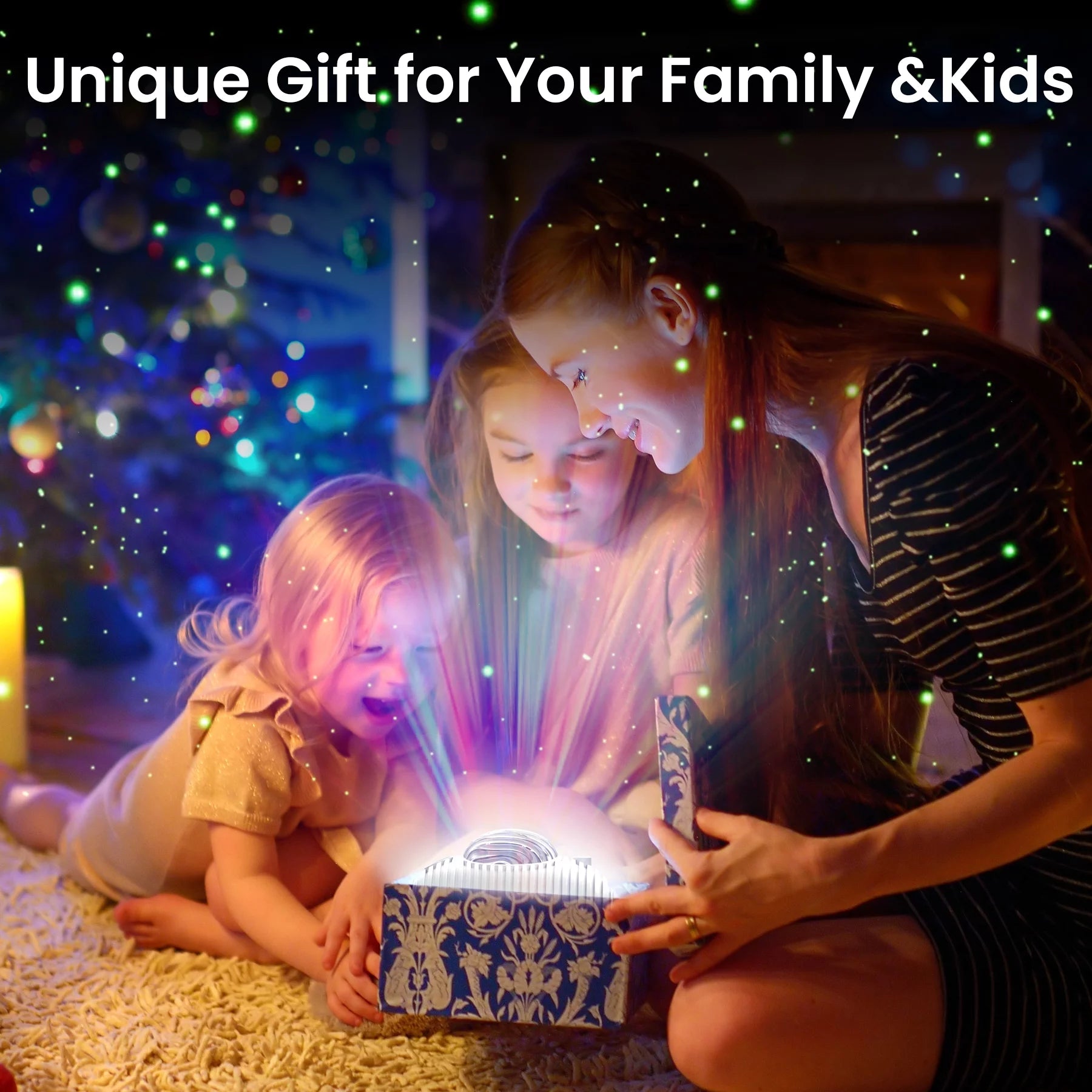 4-In-1 Star Projector, Galaxy Projector with 2 Modes & 5 White Noise, Timer and Remote, Room Decor for Kids & Adults, Romantic Gift for Valentine'S Day