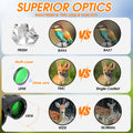 Versatile 10X25 Compact Binoculars for Adults & Kids - Perfect for Bird Watching, Travel, Hunting, Wildlife, Sports, and Concerts!
